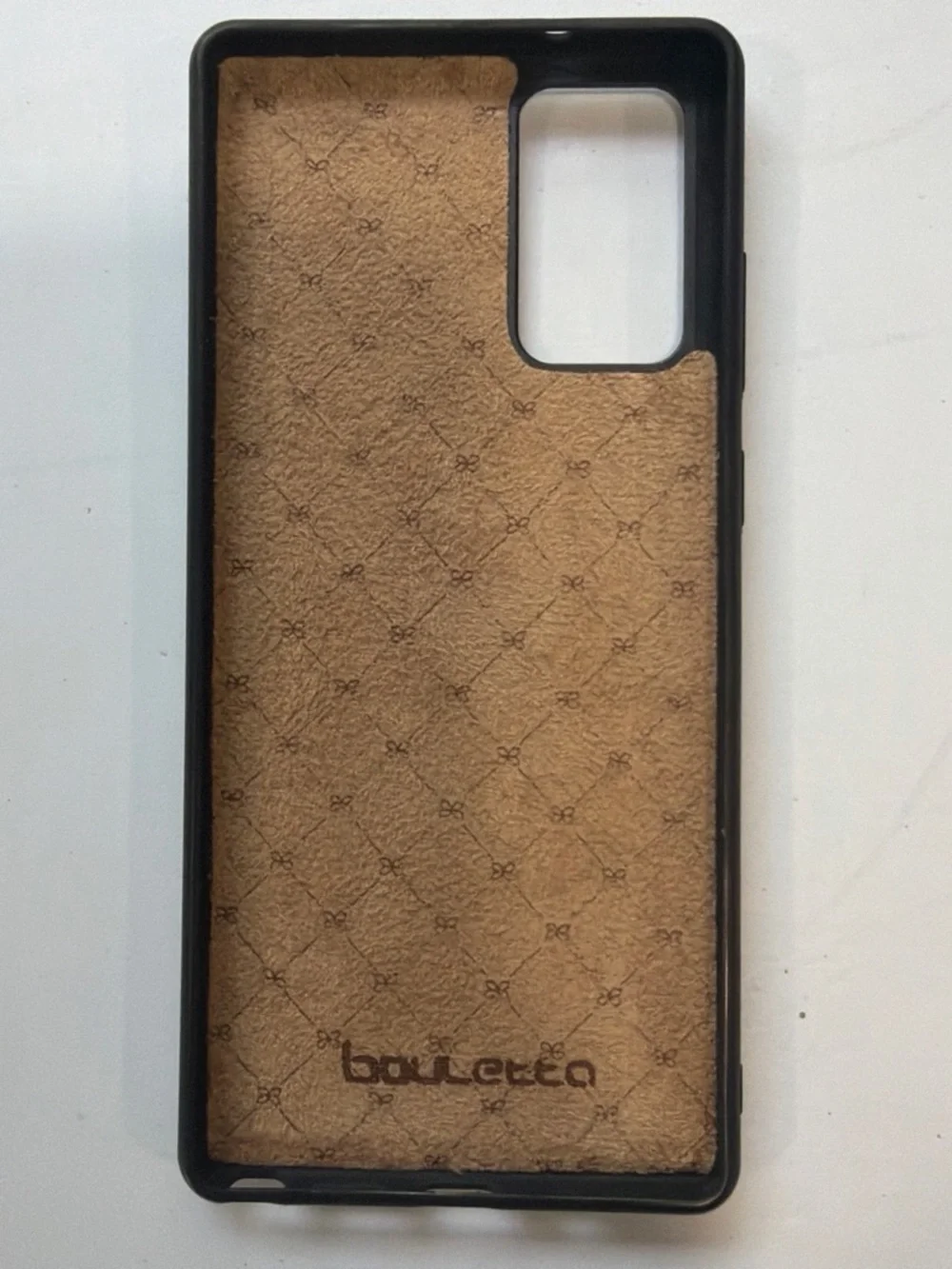Bouletta Leather Zipper Wallet Phone Case Galaxy Note 20 Tan
